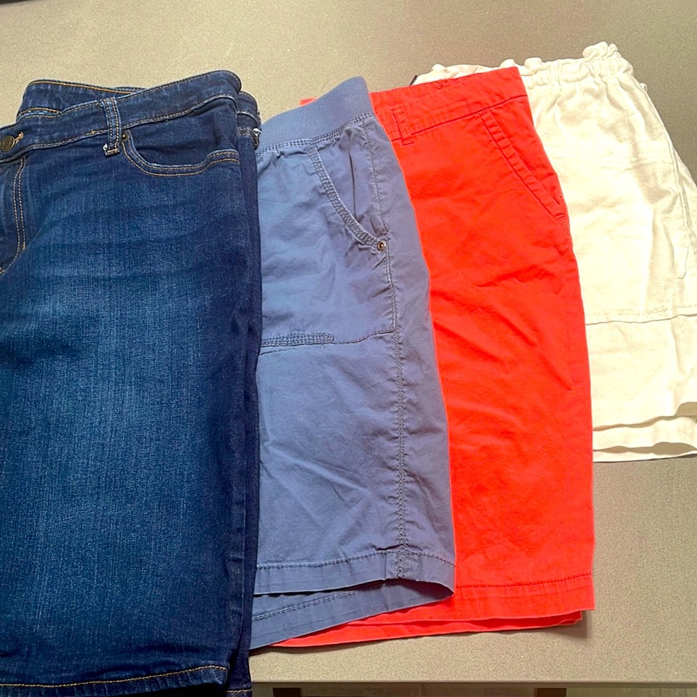 4 pair of shorts size 16-18 size